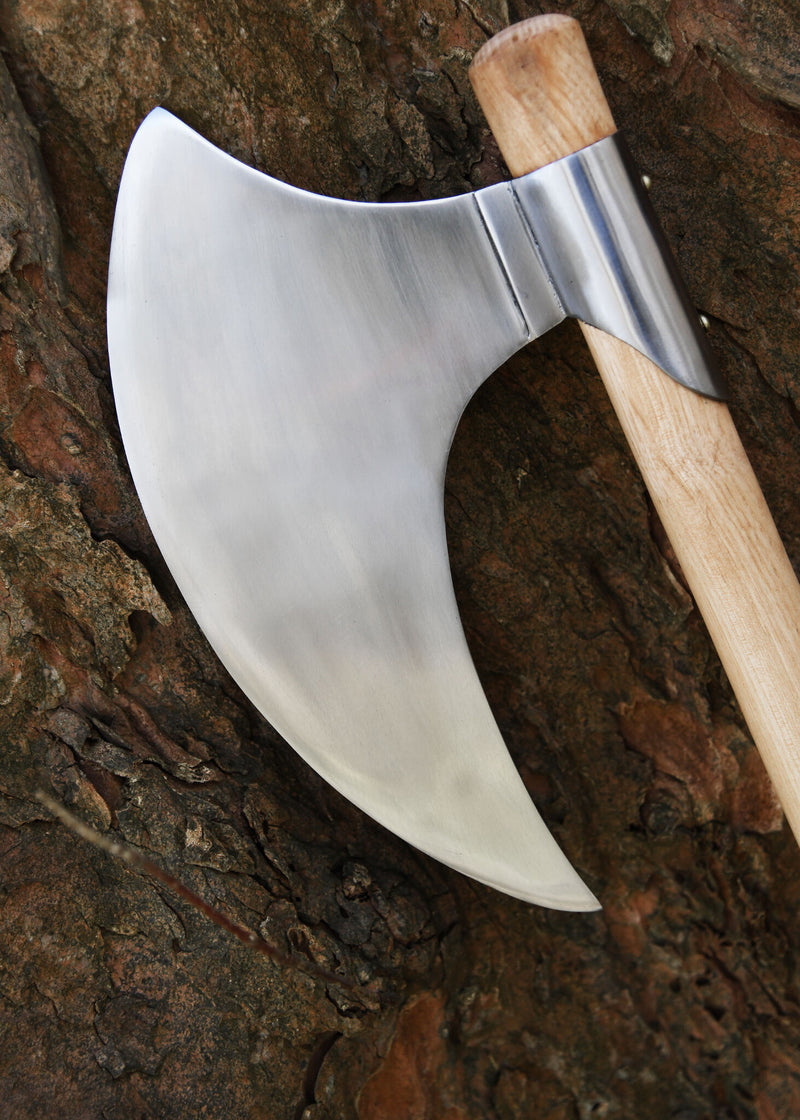 Gotische baardbijl met lange baard, semi-scherp