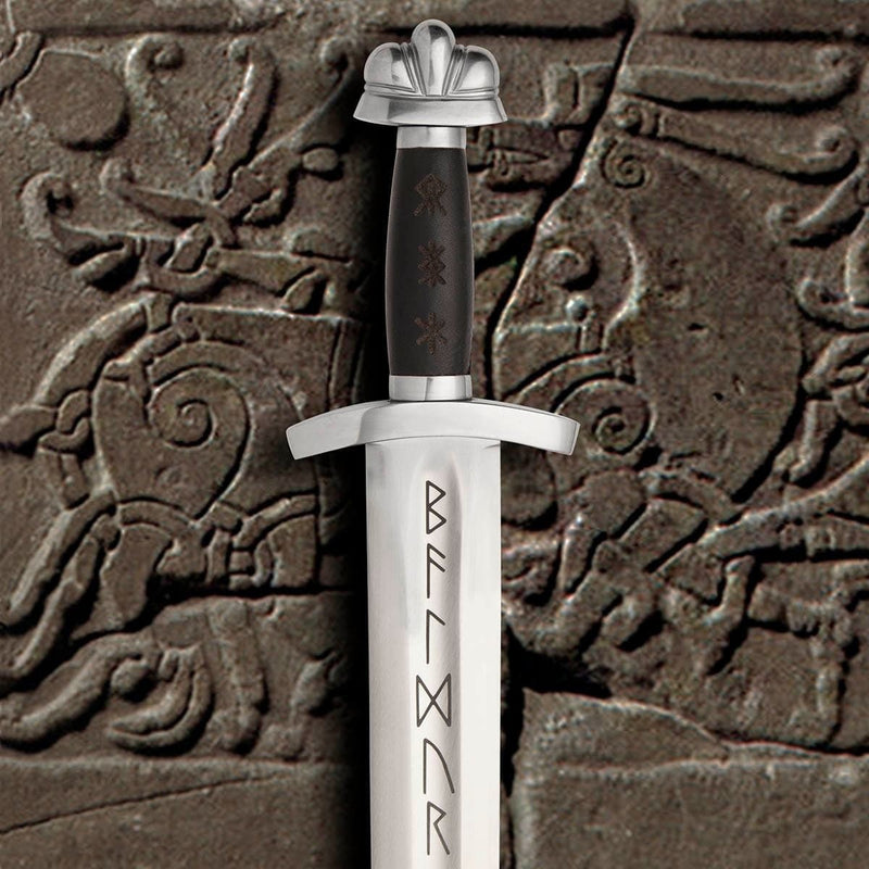 Viking sword Baldur, semi-sharp