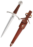 Middeleeuwse dolk tempelierszegel, semi-scherp