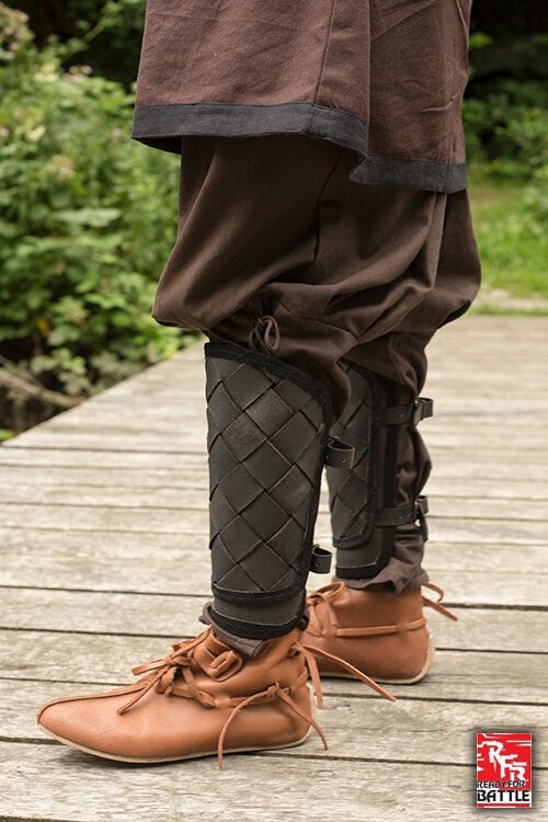 RFB Cuir Viking grèves, noir, paire 