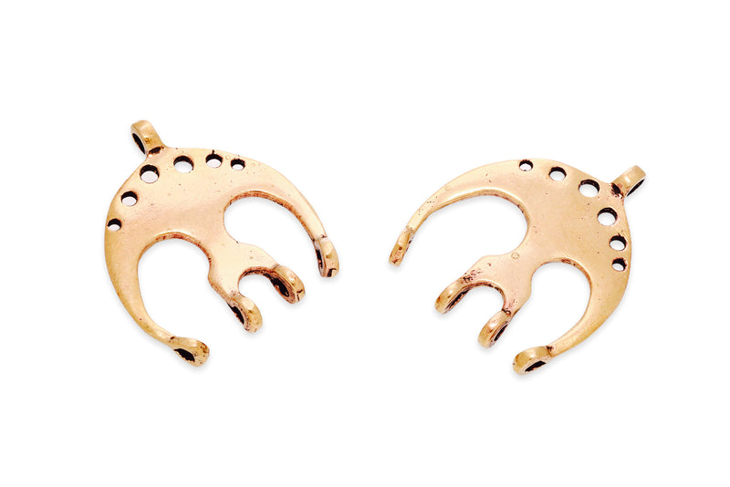 Viking kettingverdelers set van 2, brons