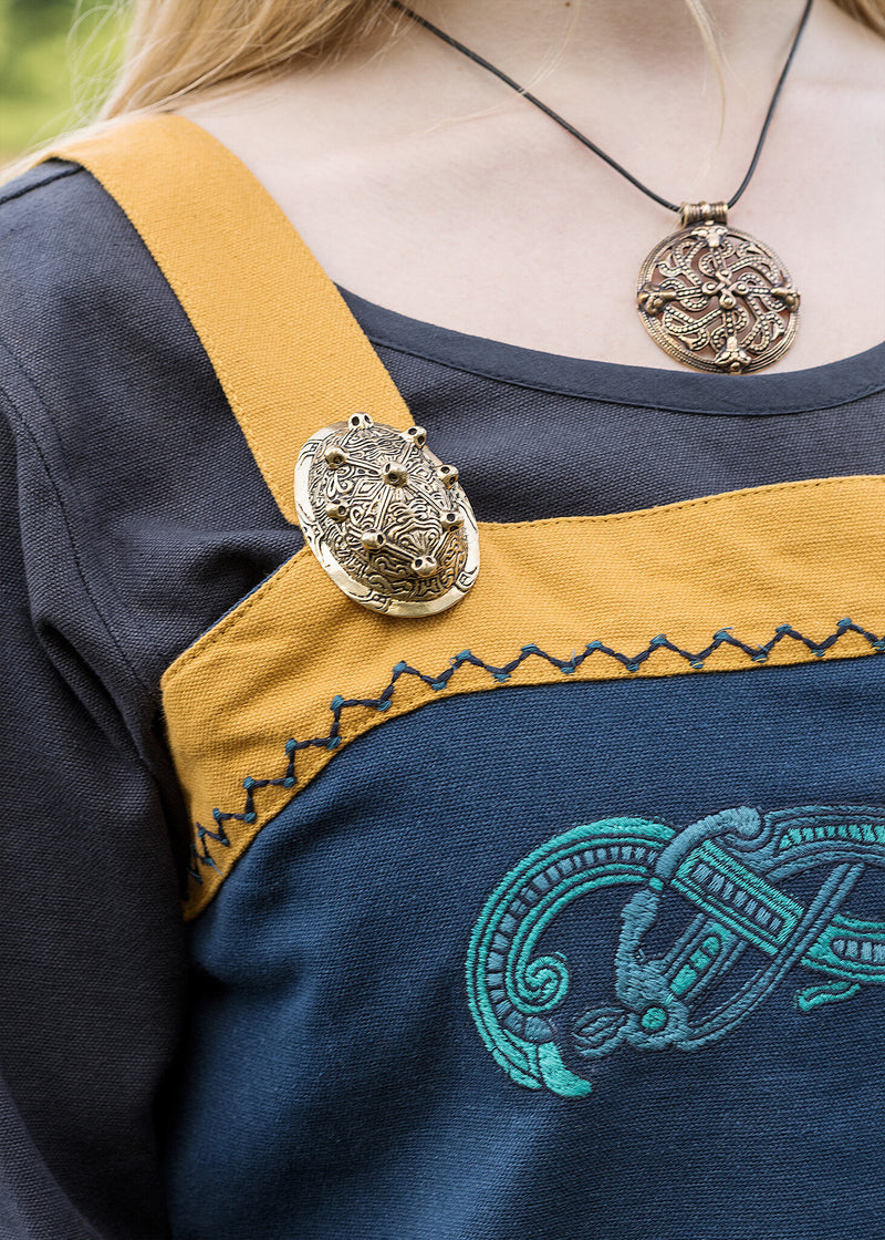 Hangeroc met Viking draken, blauw