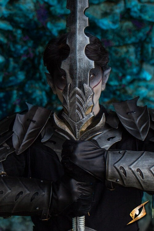 Dark elven Eventide onderarmbeschermers