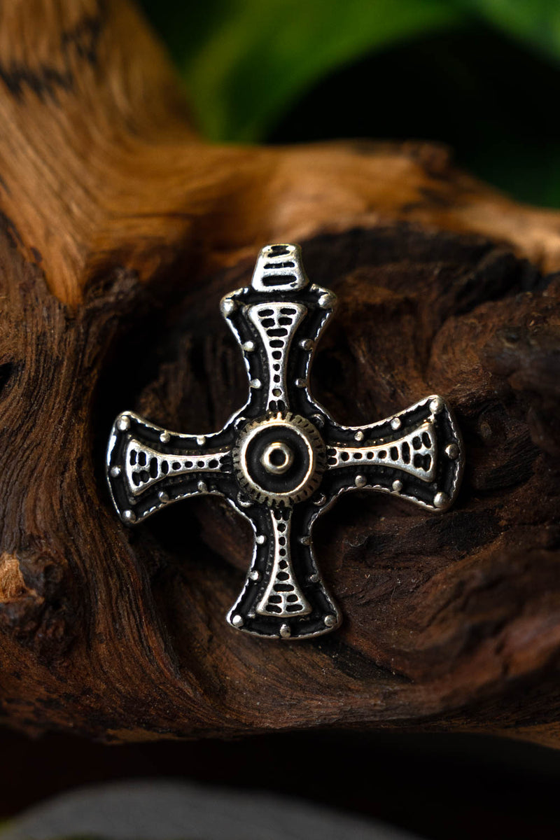 Cuthbert cross, bronze