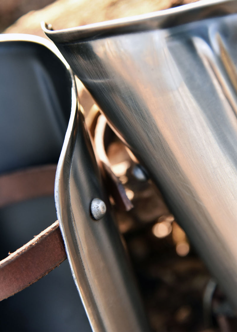 Stalen bracers, onderarmbeschermers, 1.2 mm