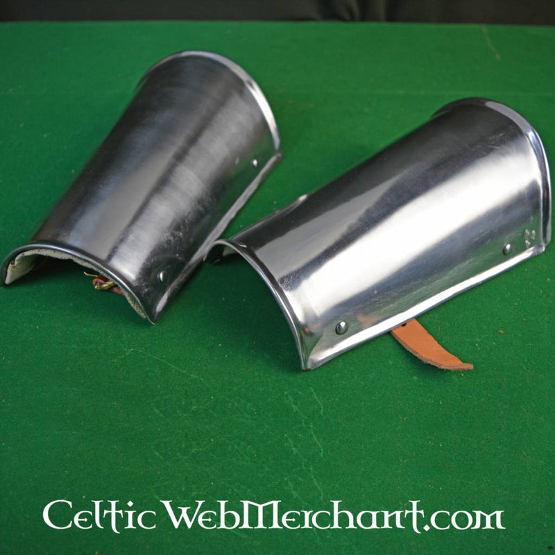 Stalen bracers, onderarmbeschermers, 1.6 mm