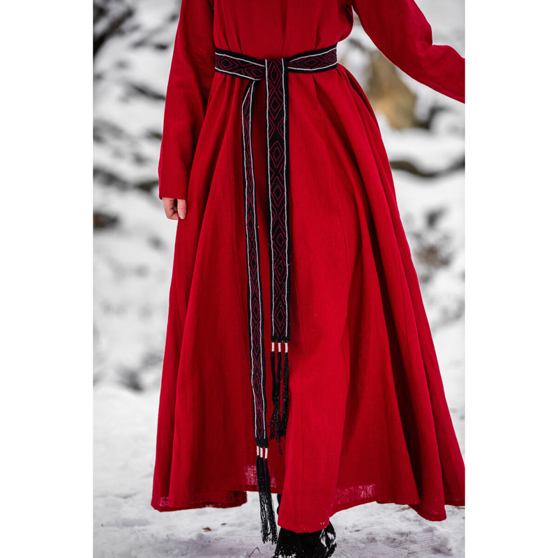 Viking riem Caja, zwart, 235 cm