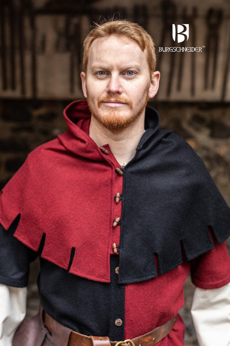 Chaperon Dangereuse, gauche, noir, mélange de laine 