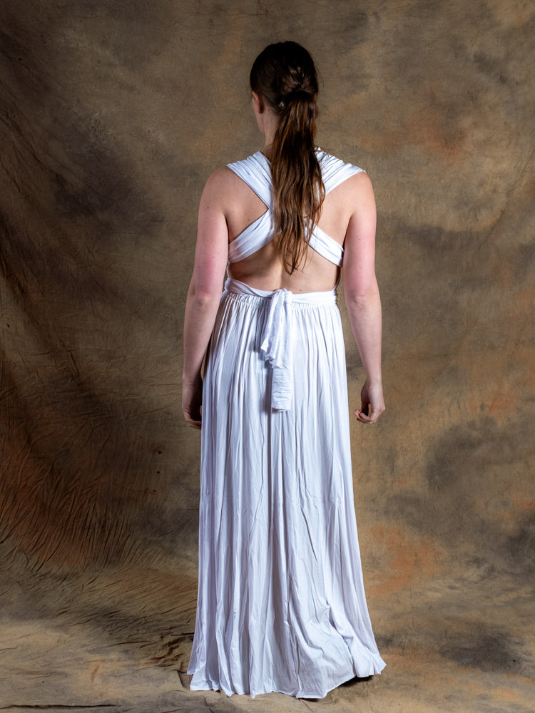 Godinnen Jurk Aphrodite, wit