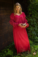 Robe Renaissance Lucretia, rouge 