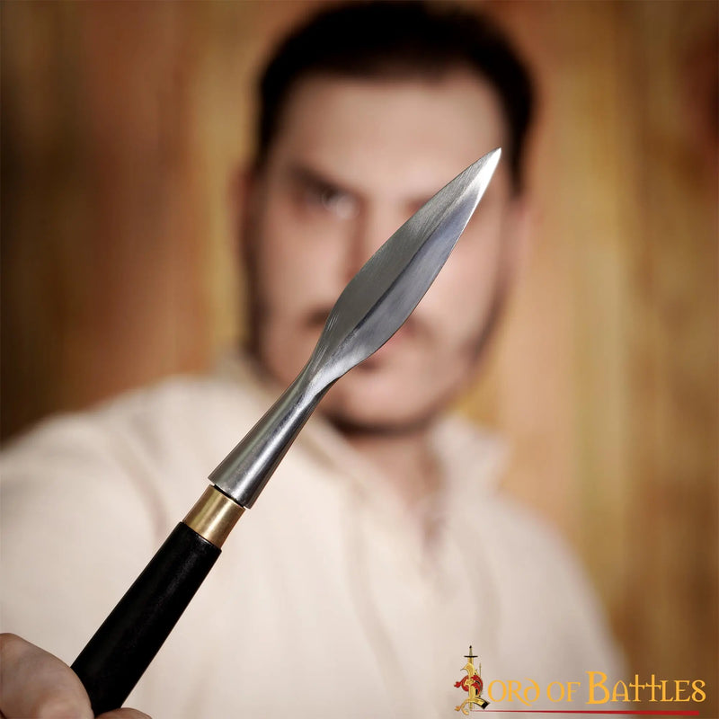 Bladvormige Germaanse werpspeerpunt (framms), semi-scherp