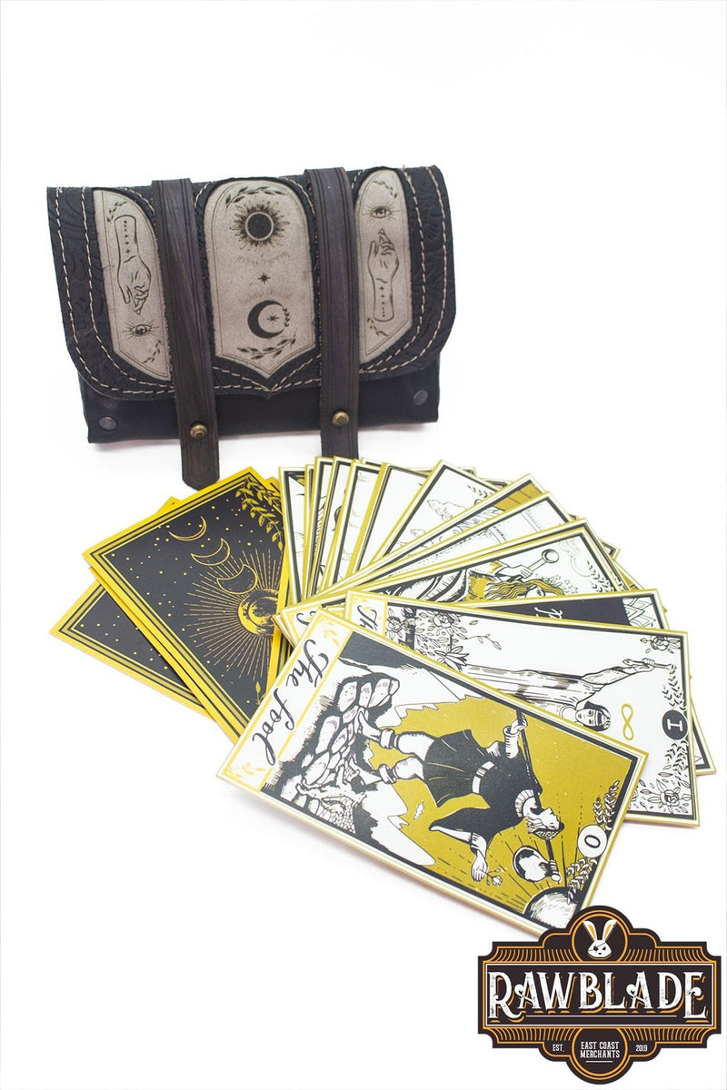 Tarot set en tasje, zwart