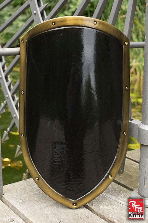 LARP vliegerschild zwart