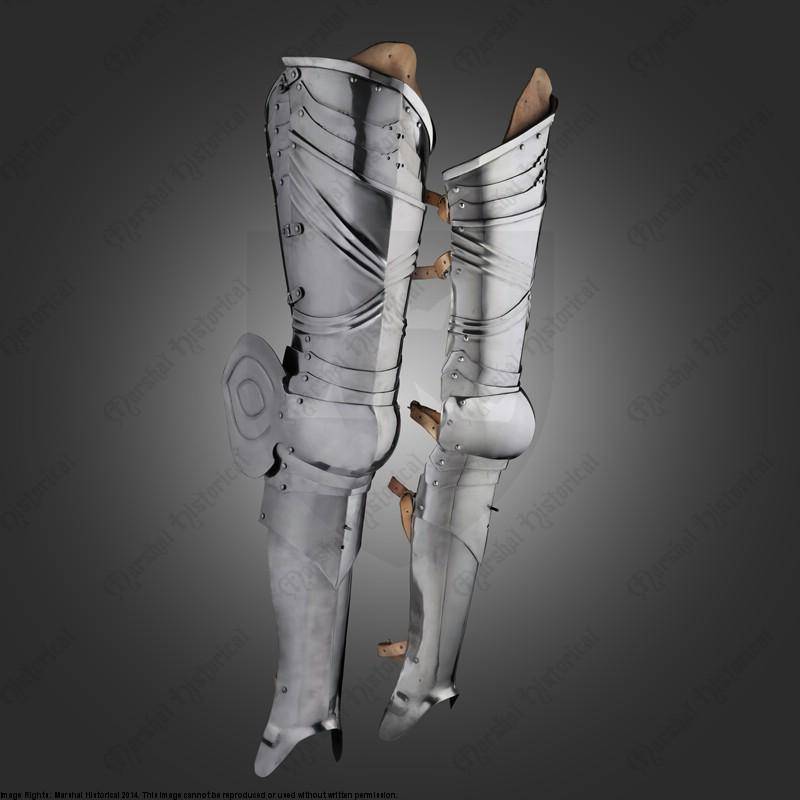 Gothic leg armor (1460–1500), 1.6 mm