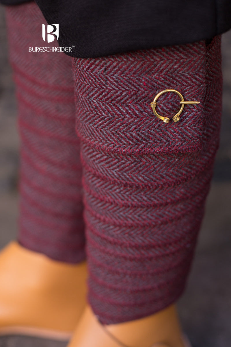 Beenwindsels Asgar, wolmix, bordeauxrood