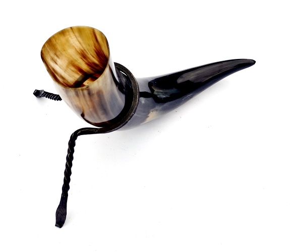 Drinkhoornhouder voor onderweg