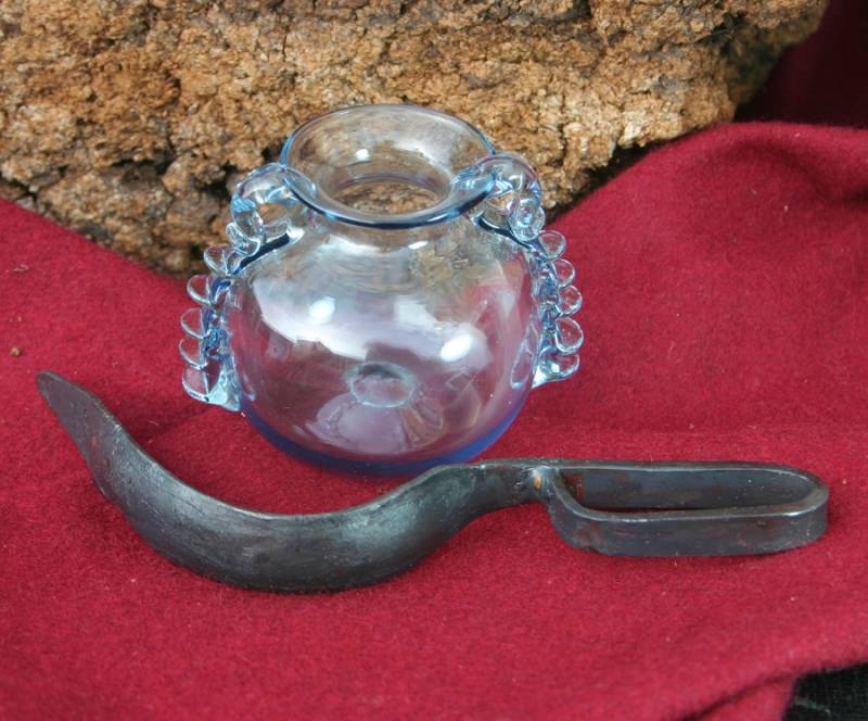 Romeinse ijzeren strigilis