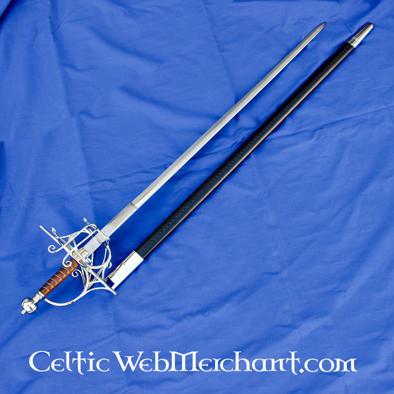 Rapier 16th century with scabbard, semi-sharp