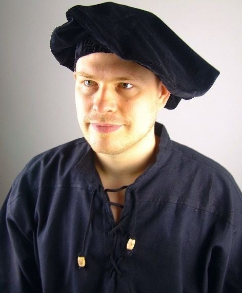 Baret Rembrandt, zwart