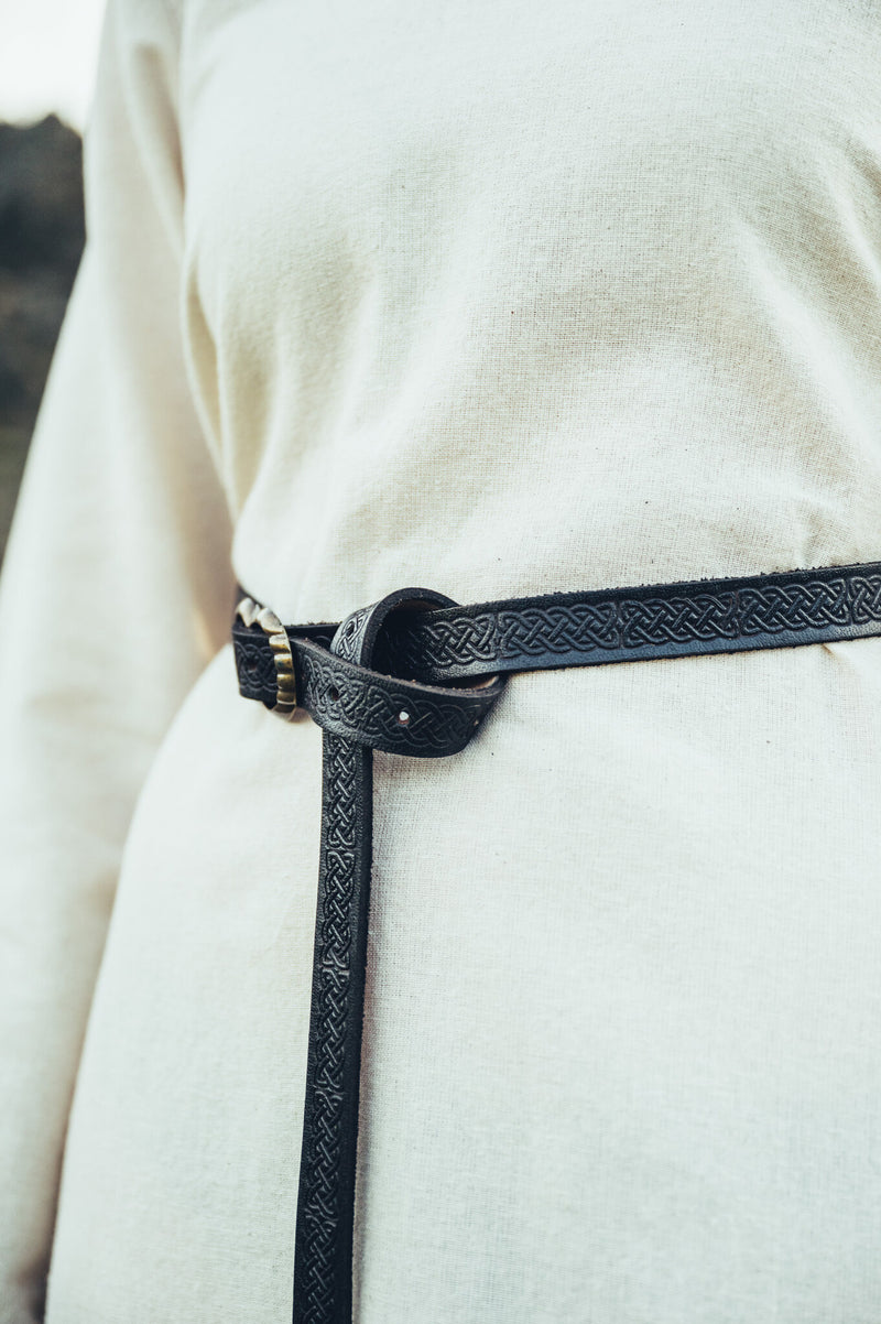 Médiéval ceinture Fionn, noir 