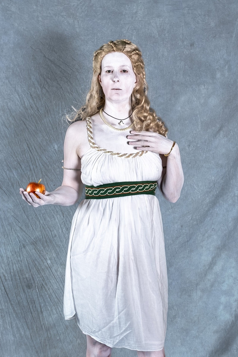 Déesses Robe Artémis, court, blanc 