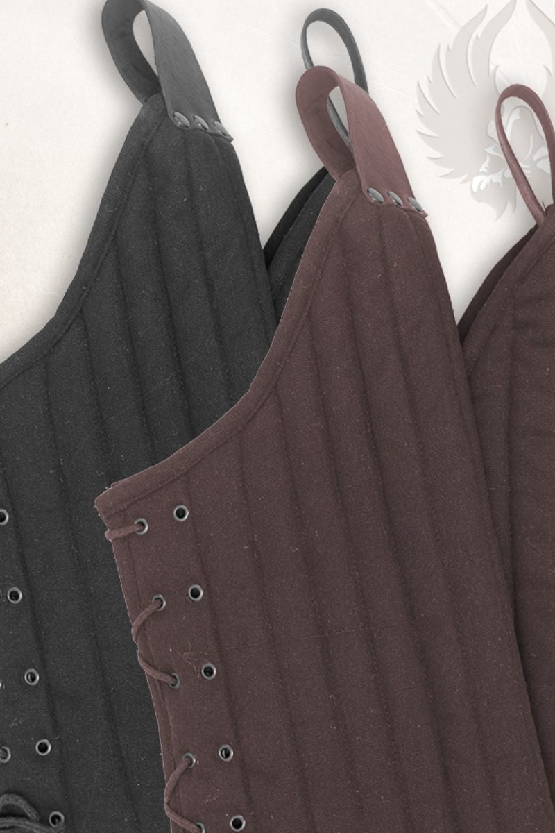 Gambeson cuisses, thigh armor, Leopold black