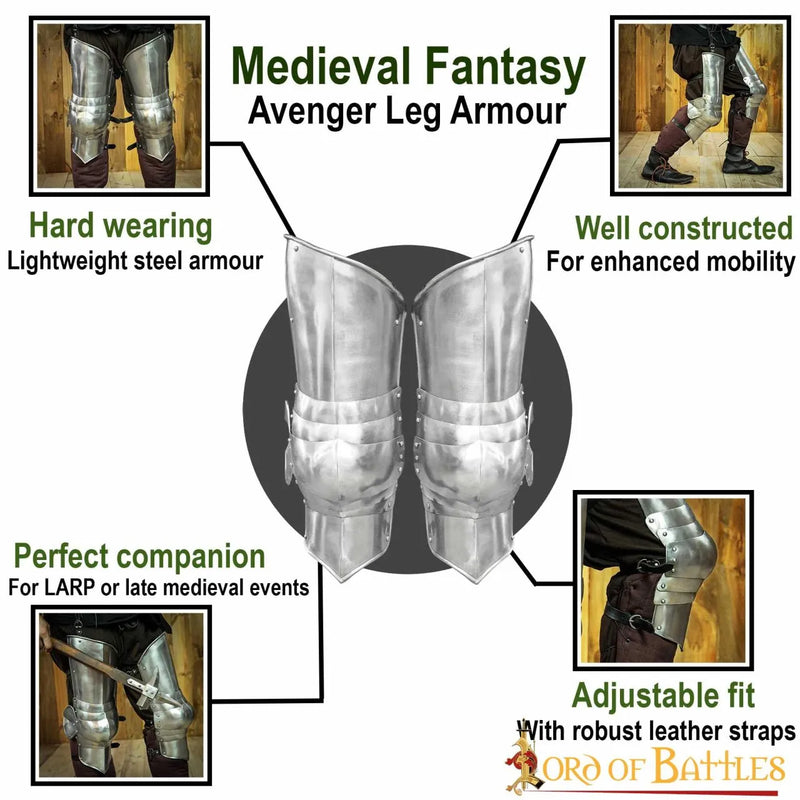 Gotiske cuisses, 1,6 mm 