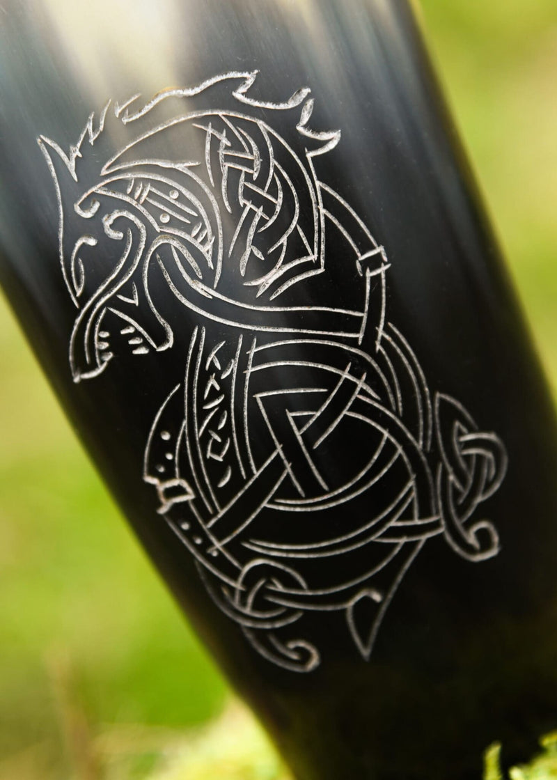 Hoorn drinkbeker Fenrir, 100-200 ml