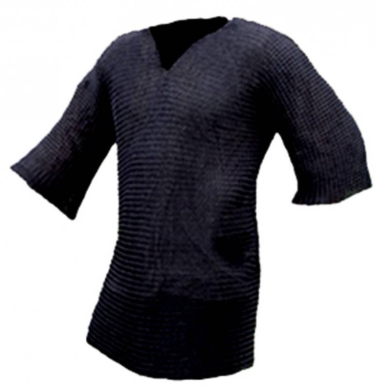 Haubergeon, negro, sin remaches 8 mm 