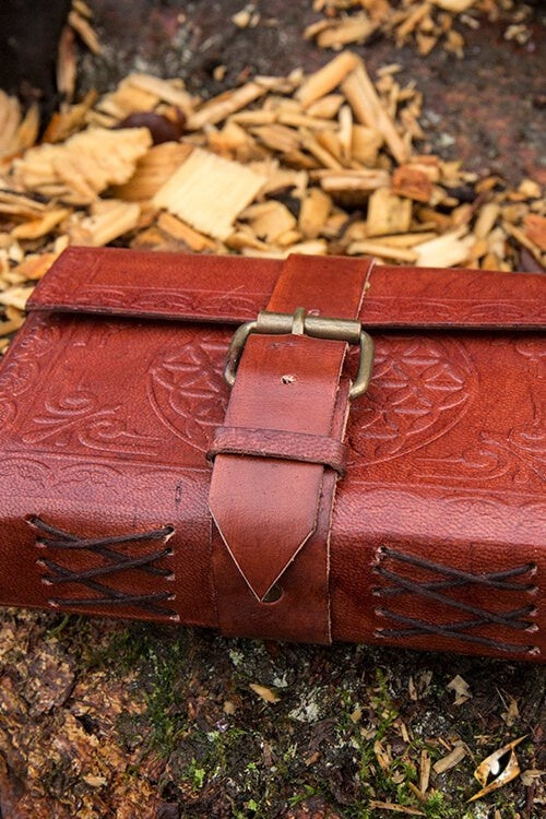 Leren dagboek Burgos, groot