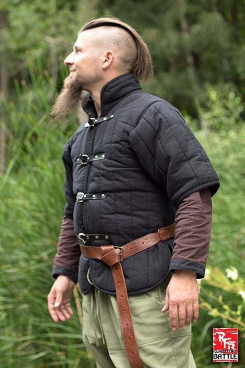 RFB gambeson met korte mouwen, zwart