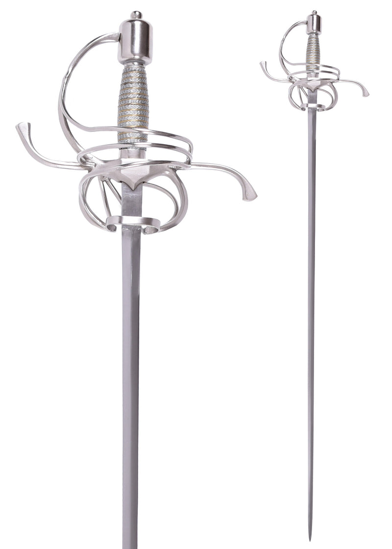 Duitse rapier 17e eeuw, semi-scherp