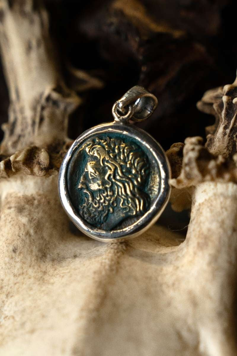 Munthanger Zeus, sterling zilver