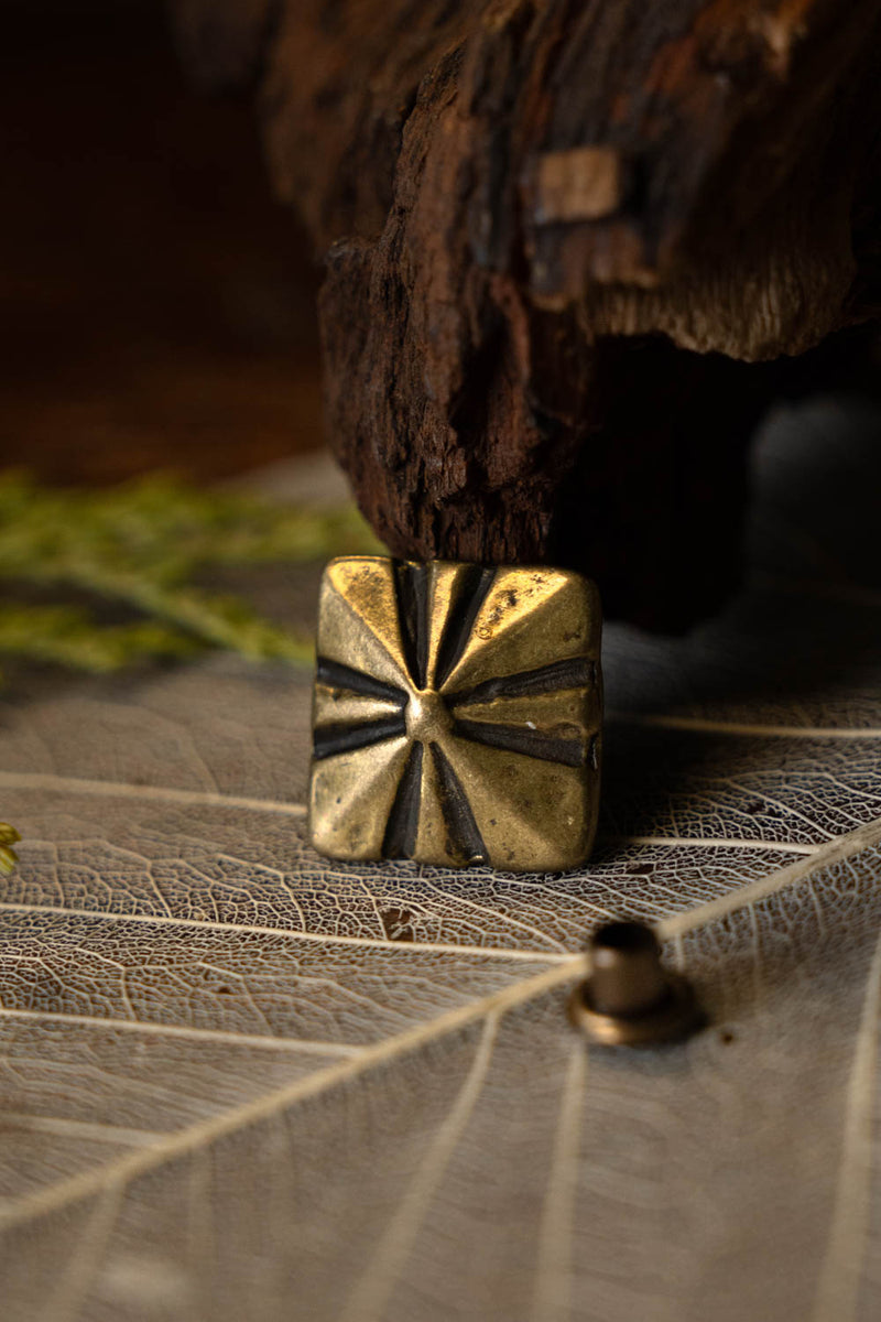 Middelalderlig bæltedekoration sæt af 5 stykker (1500-1600), bronze 