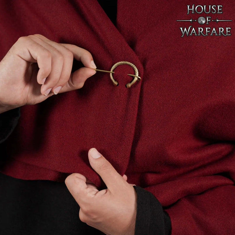 Hoefijzerfibula Birka klein, messing