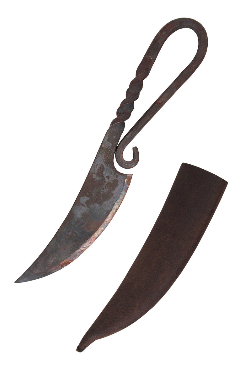 Skręcony nóż użytkowy, średnio ostry 