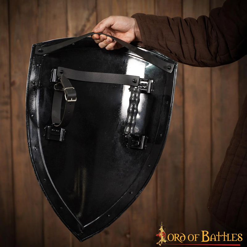 Middeleeuws ridder schild donker