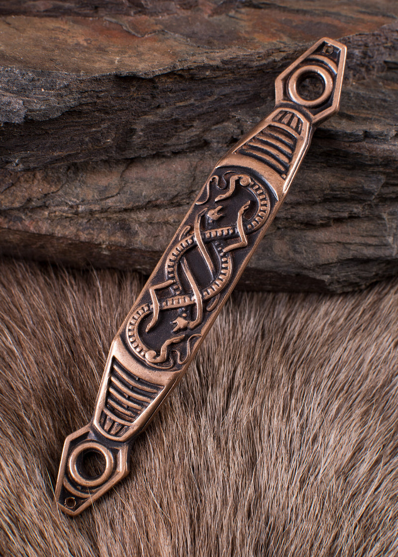 Boucle de ceinture avec serpents pour fourreau d'épée 