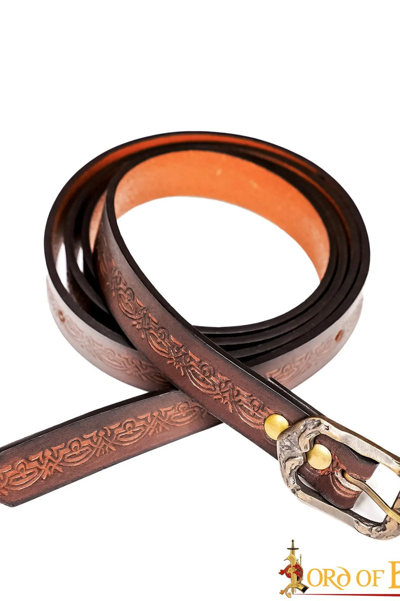 Leren riem Melian, 130 cm, bruin