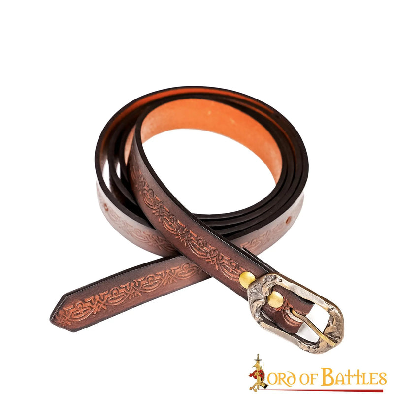 Leren riem Melian, 130 cm, bruin