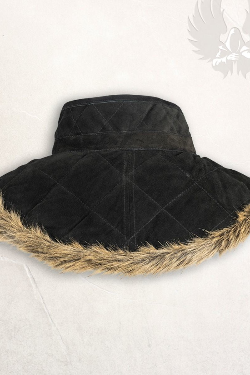 Gambeson kraag Nimue wol zwart