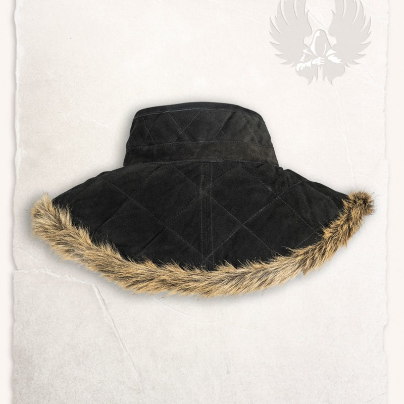 Gambeson kraag Nimue wol zwart