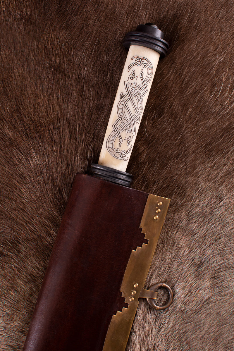 10e eeuwse Vikingsax Jellingestijl, semi-scherp