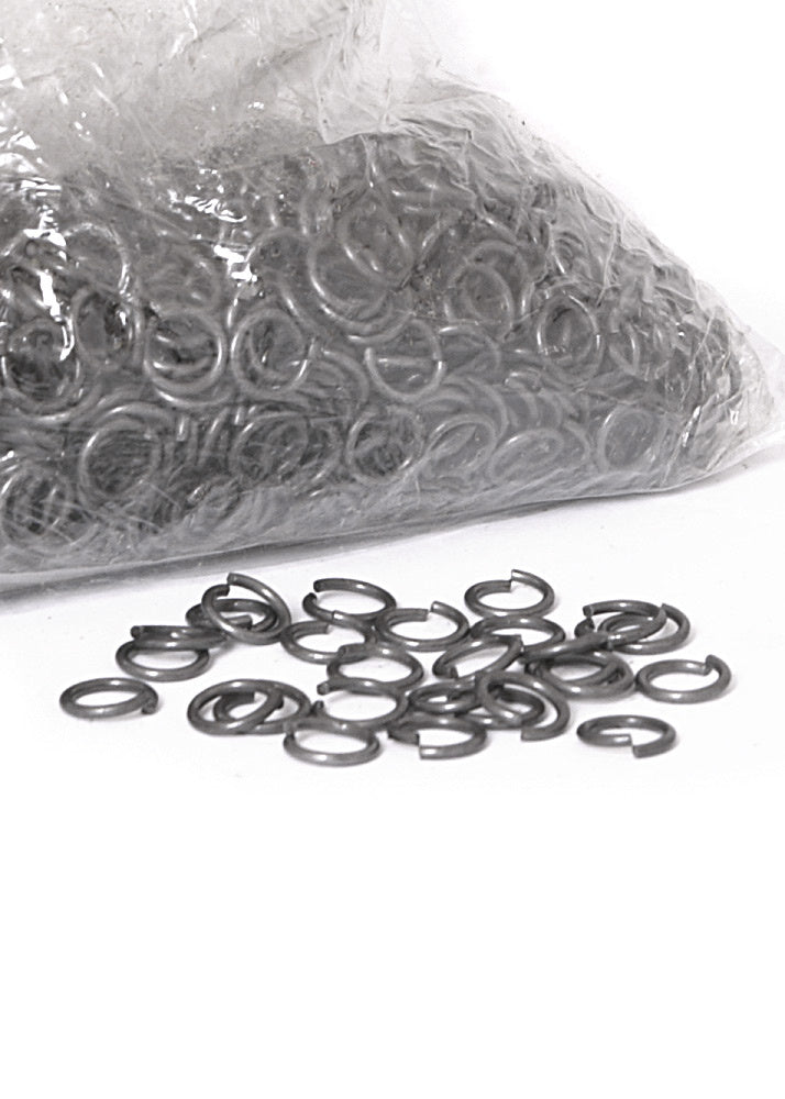 1 kg ongeklonken maliënringen, onbehandeld, 8 mm