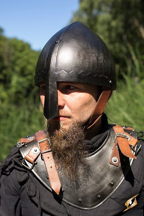 Gorget Warrior, gepatineerd, 1 mm