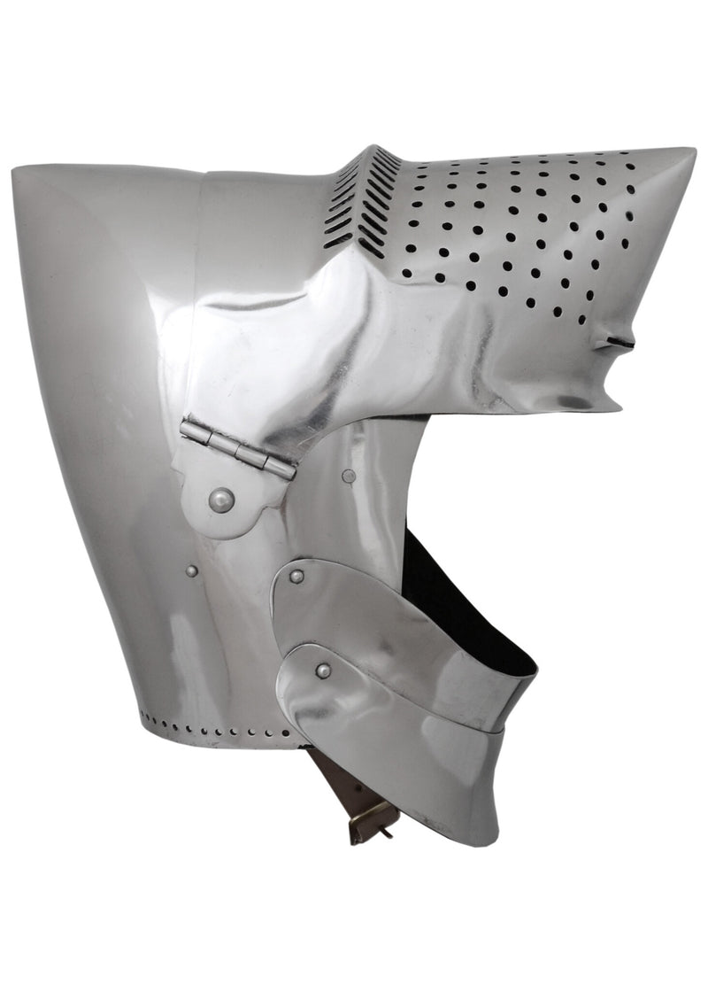 Stor bacinet med hundnos 1420, 2 mm (battle-ready) 