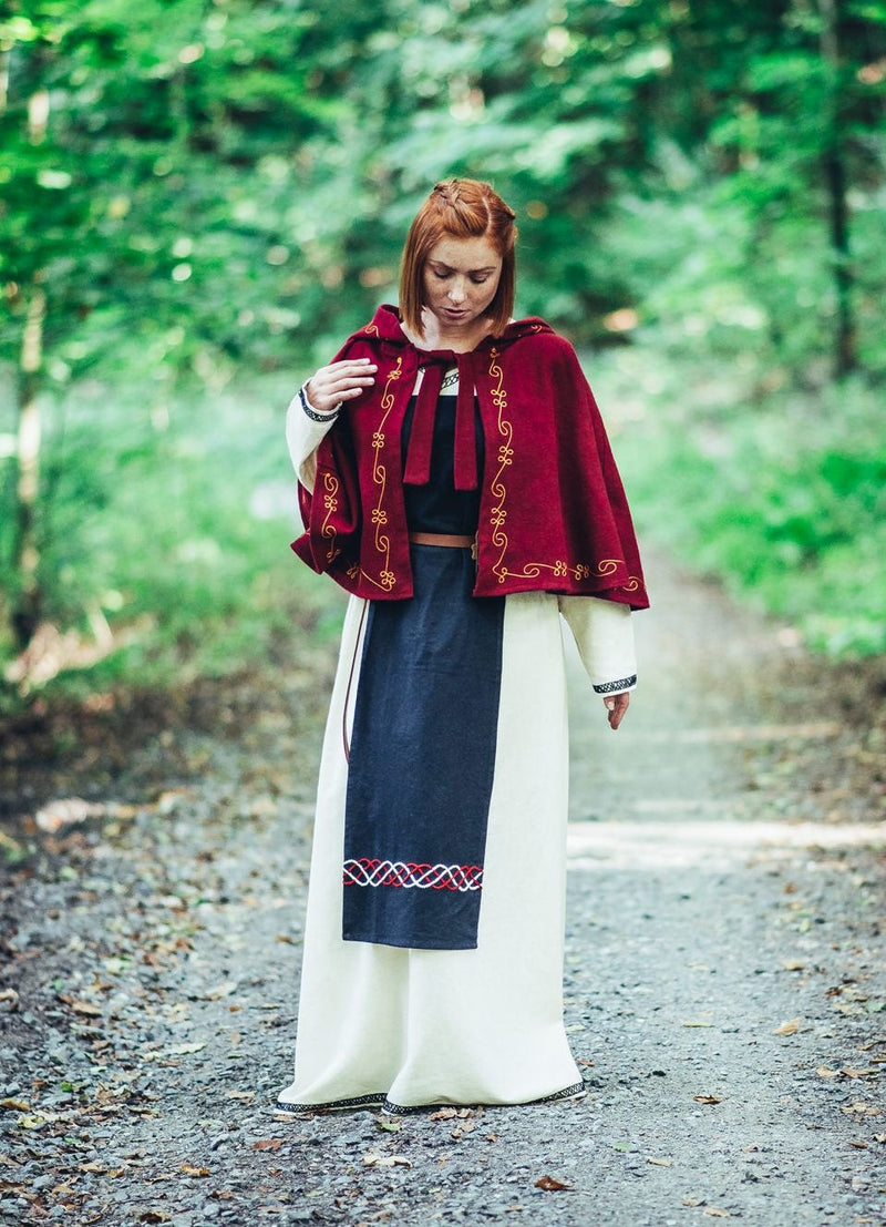 Kaproen Runa, rood, wolmix