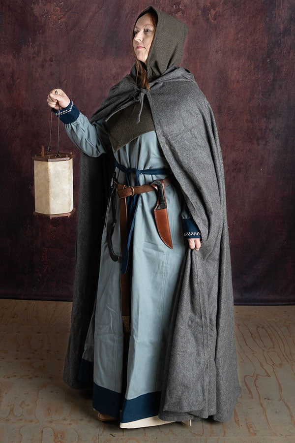 Płaszcz Hibernus, szary, mieszanka wełny 