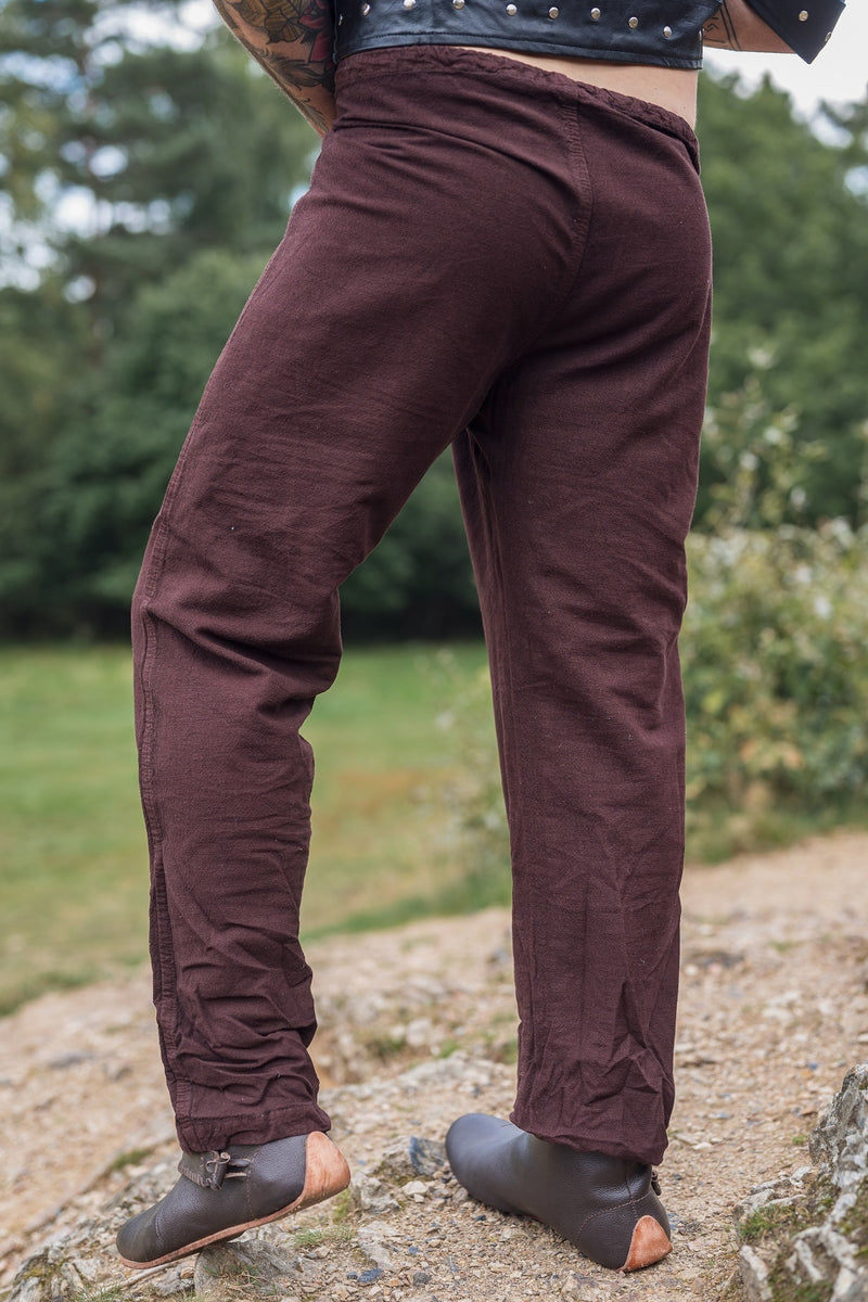 Viking broek, linnen, bruin