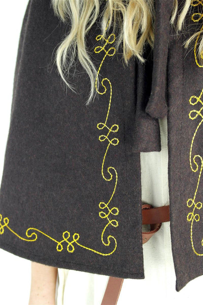 Kaproen Runa, wolmix, bruin